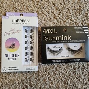 KISS imPRESS and Ardell Faux Mink Eyelash Set